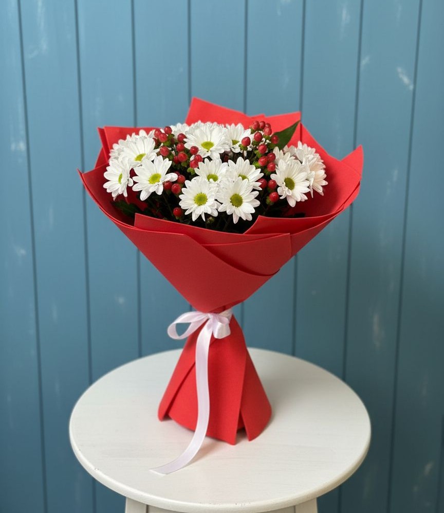 Букет цветов из: Хризантемы в Чермозе