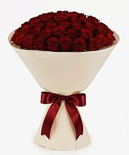 Букет 101 Бордовая роза Блэк Бакарра в Чермозе