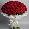 Букет 101 Красная роза Блэк Мэджик в Чермозе