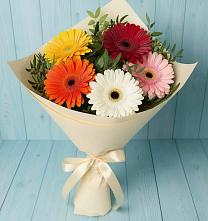 Букет цветов из:  Герберы в Чермозе