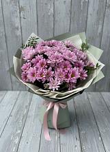 Букет цветов из:  Хризантемы #REPLACE_PRED# Чермозе