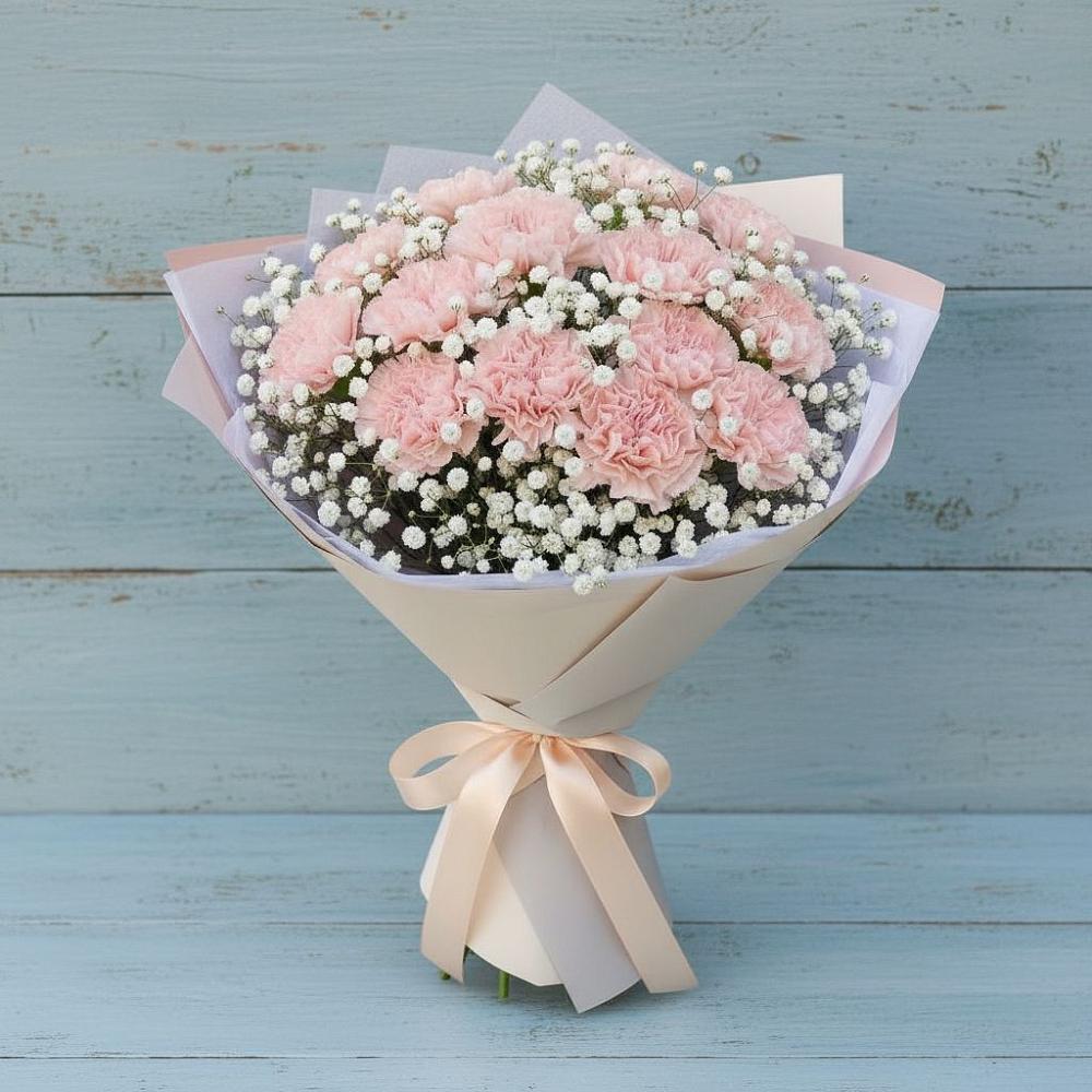 Букет цветов из: Гвоздики в Чермозе