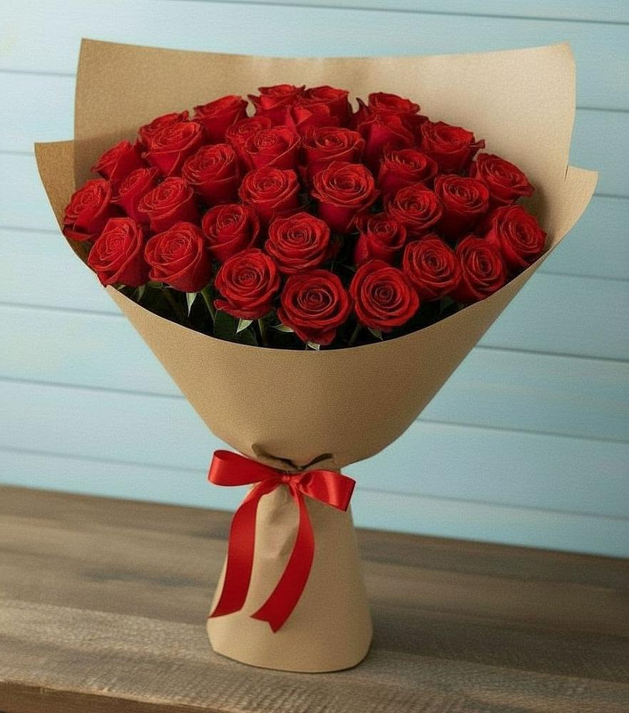 Букет Красные розы Милано в Чермозе