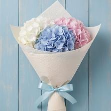 Букет цветов из:  Гортензия #REPLACE_PRED# Чермозе