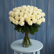 Букет 51 Белая роза Эдлесс Лав #REPLACE_PRED# Чермозе