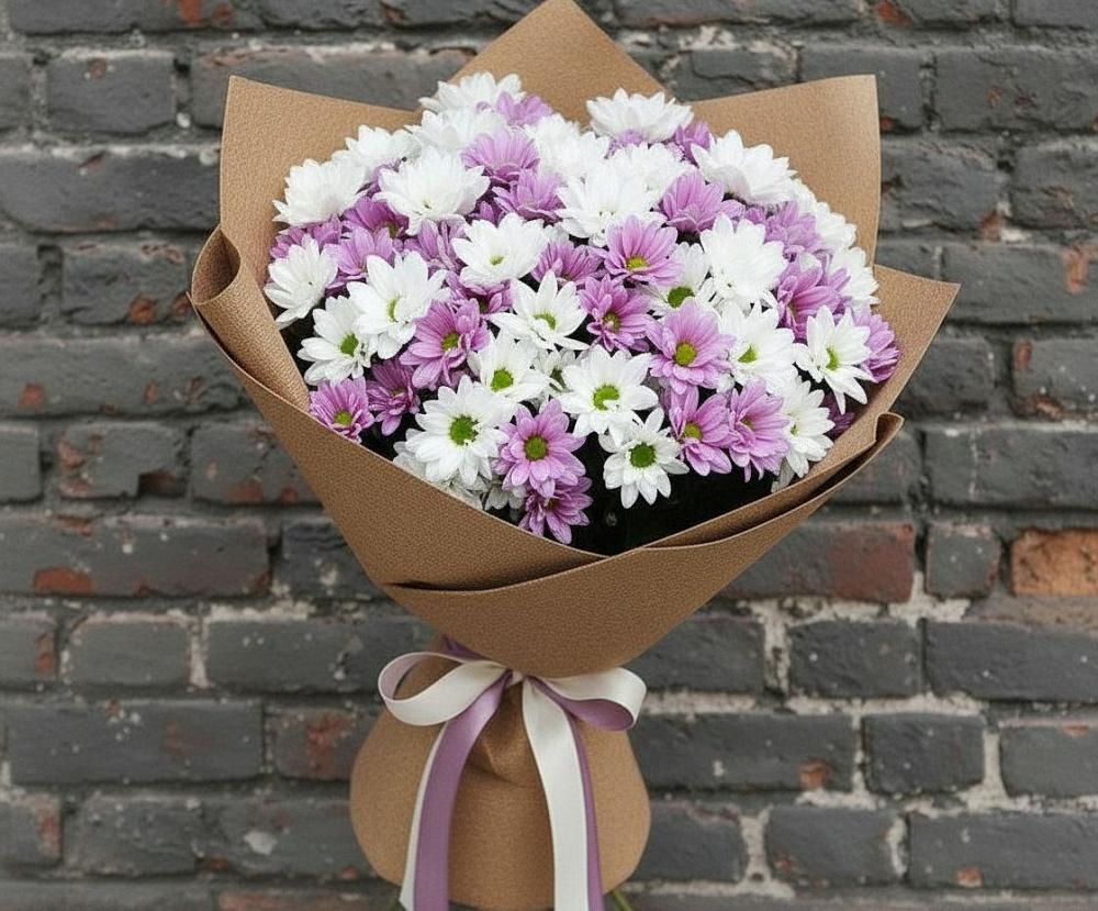 Букет цветов из: Хризантемы в Чермозе