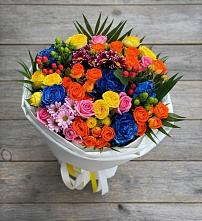 Букет цветов из:  Розы и Хризантемы в Чермозе