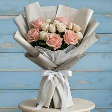 Букет цветов из:  Розы #REPLACE_PRED# Чермозе