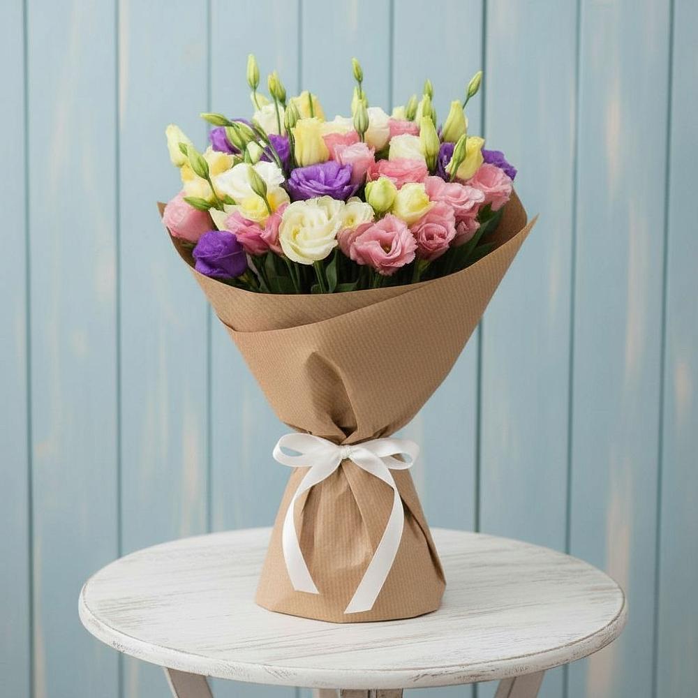 Букет цветов из: Лизиантусы в Чермозе