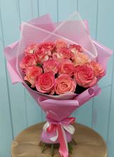 Букет 15 Розовых роз Равель в Чермозе